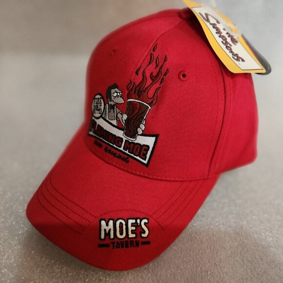 The Simpsons Moes Tavern Flaming Moe 2004 Hat Fire Made It Better - Picture 1 of 10